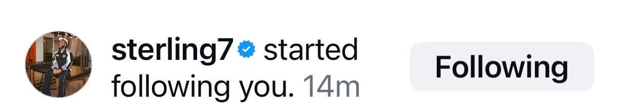 sterling7 started following you.